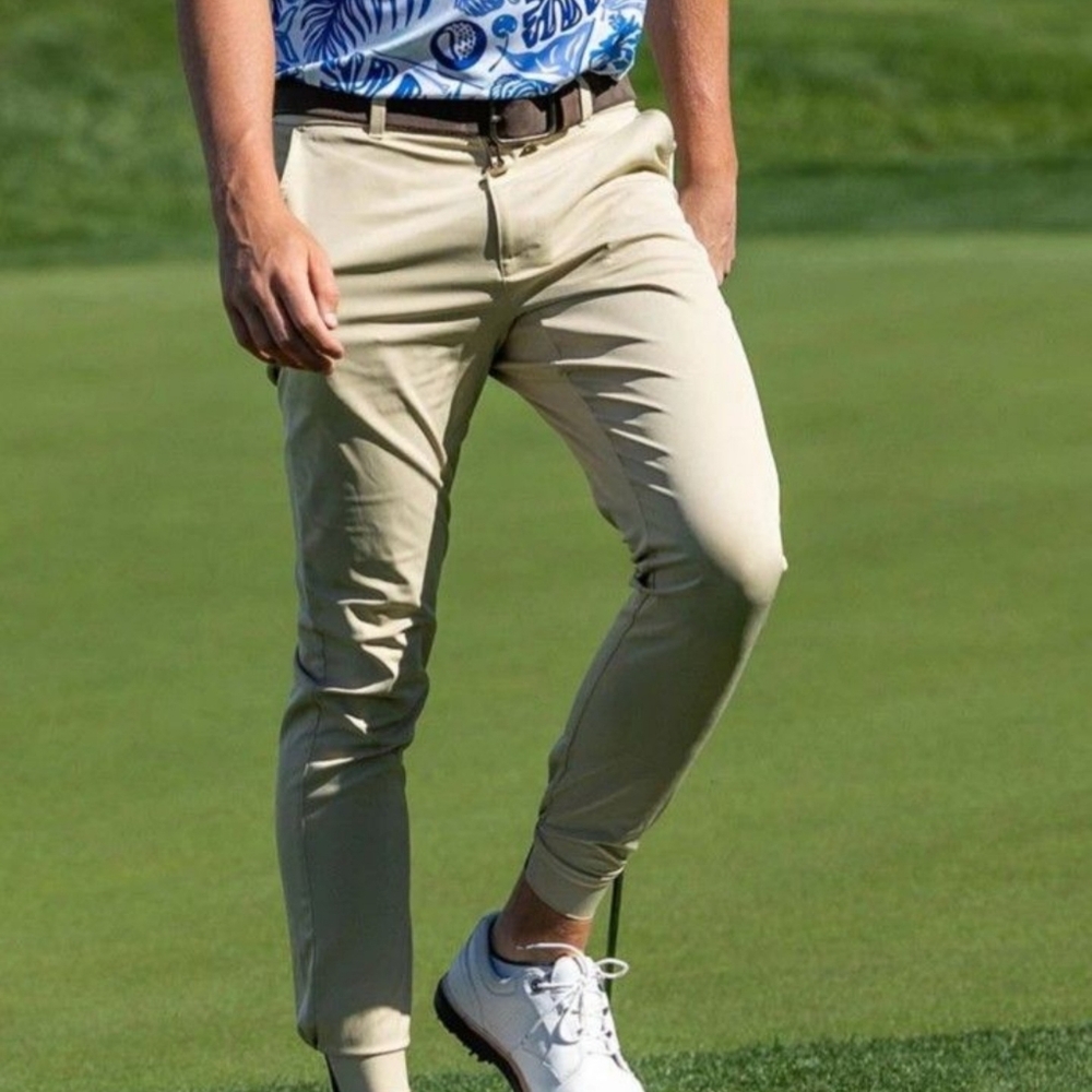 Men's Khaki Sport Joggers